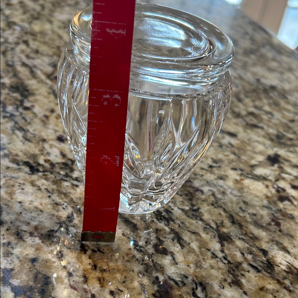 vintage Marquis Waterford crystal cookie or buscit jar - Picture 5 of 11